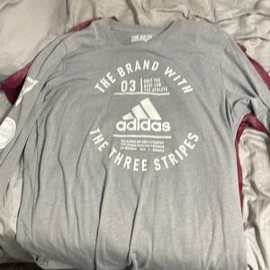 Adidas long sleeve graphic tee
